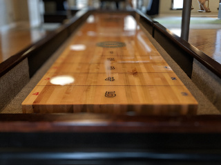 Shuffleboard Table Image.